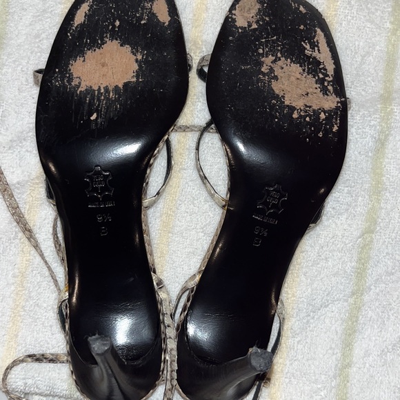 Gunmetal Heels snake skin - Picture 6 of 7